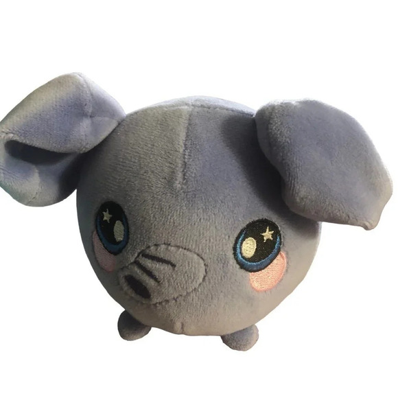 SQUEEZAMALS Set 3 Plumps Plush 3.5" Super Soft Squish Giraffe Unicorn Elephant - Picture 4 of 6